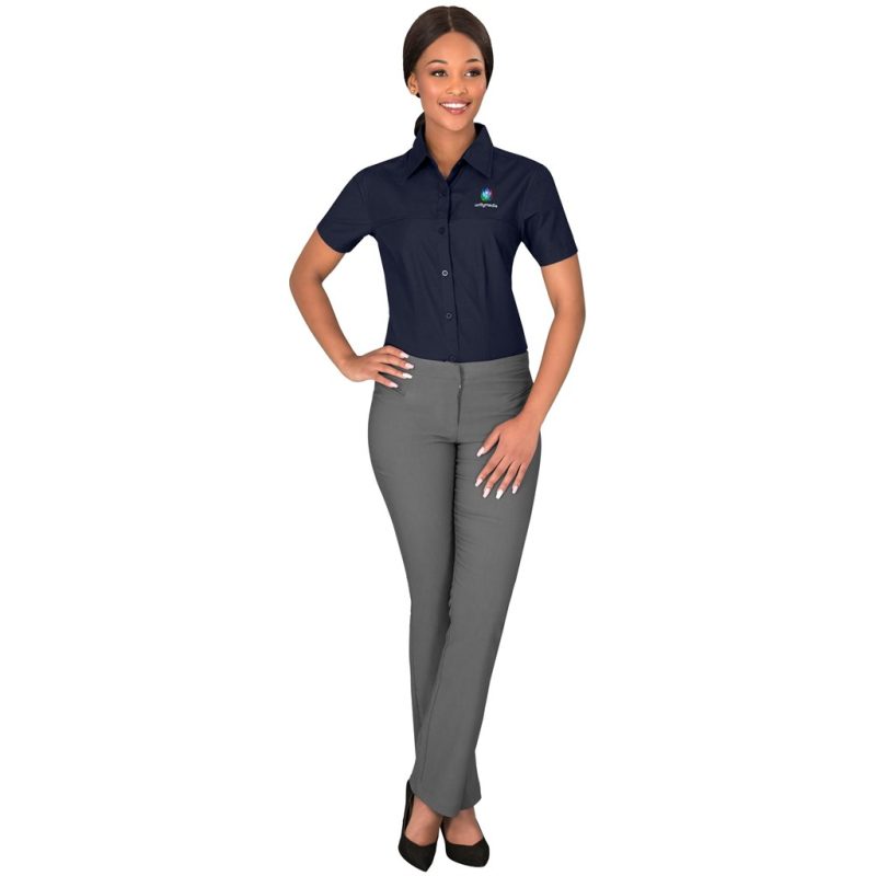 Ladies Short Sleeve Empire Shirt - Image 3