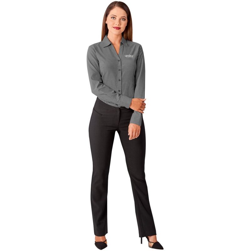 Ladies Long Sleeve Northampton Shirt - Image 3