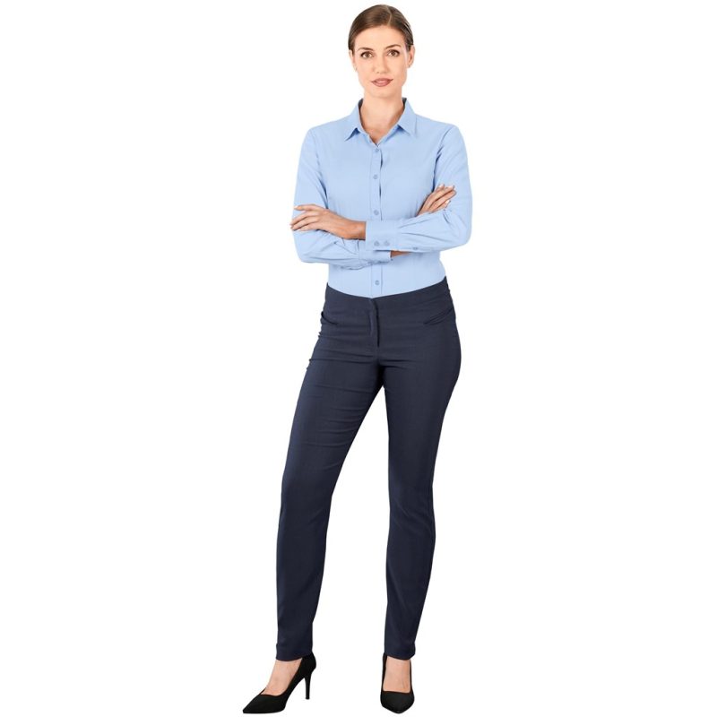Ladies Long Sleeve Nottingham Shirt - Image 4