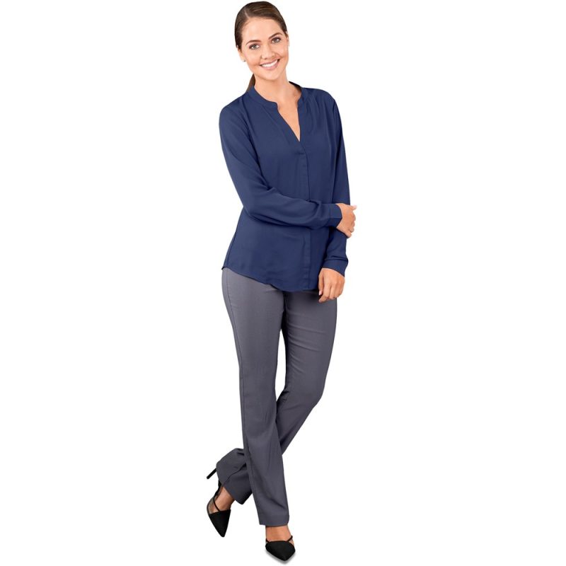 Ladies Long Sleeve Ava Blouse - Image 2