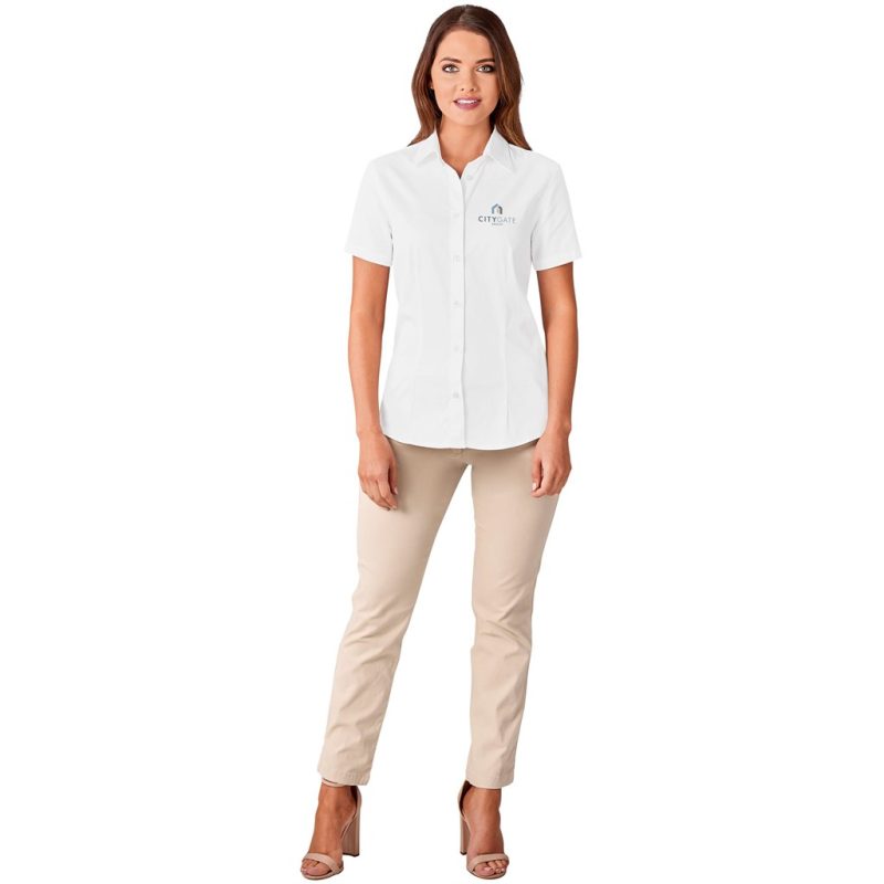 Ladies Short Sleeve Milano Shirt - Image 6