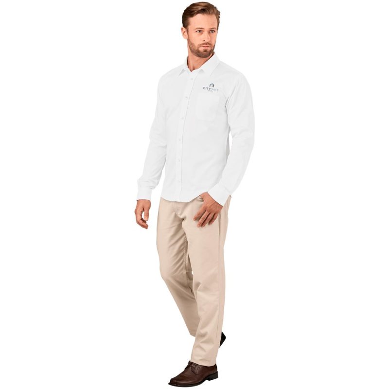Mens Long Sleeve Milano Shirt - Image 4