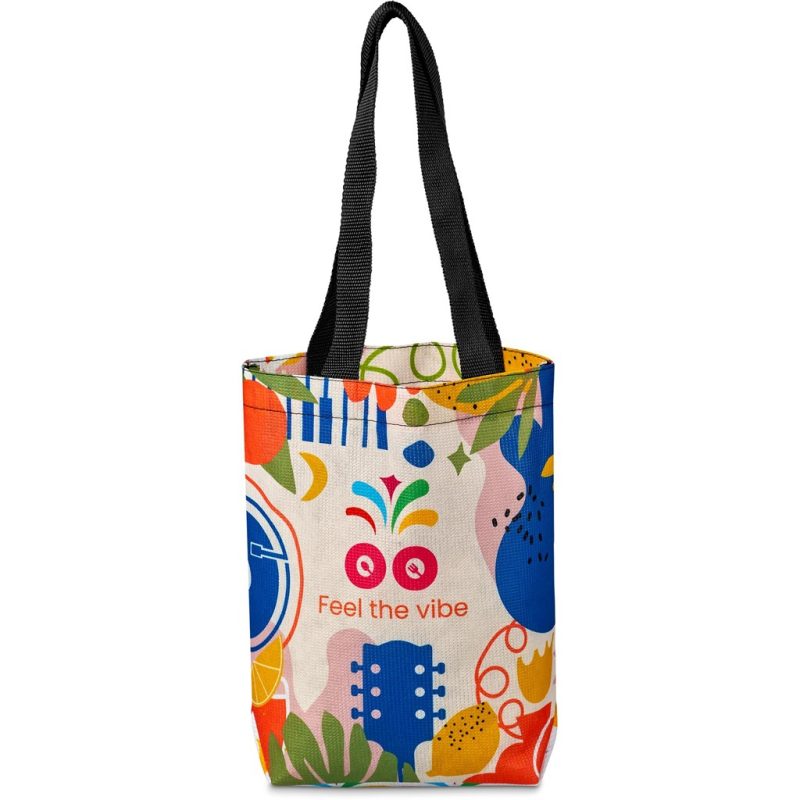 Hoppla Bayside Recycled PET Stitch-Bond Shopper - Image 4