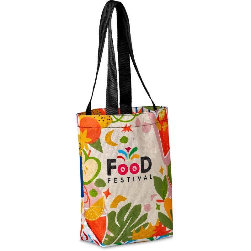 Hoppla Bayside Recycled PET Stitch-Bond Shopper - Image 5