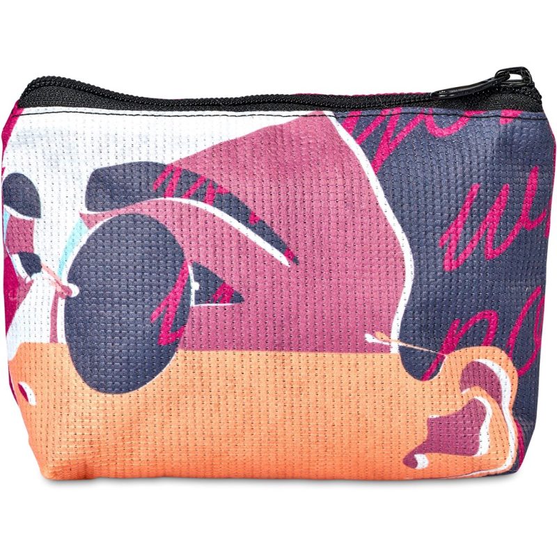 Hoppla Leanne Recycled PET Stitch-Bond Mini Toiletry Bag - Image 6