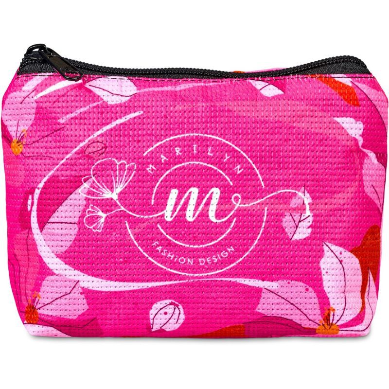 Hoppla Leanne Recycled PET Stitch-Bond Mini Toiletry Bag - Image 7