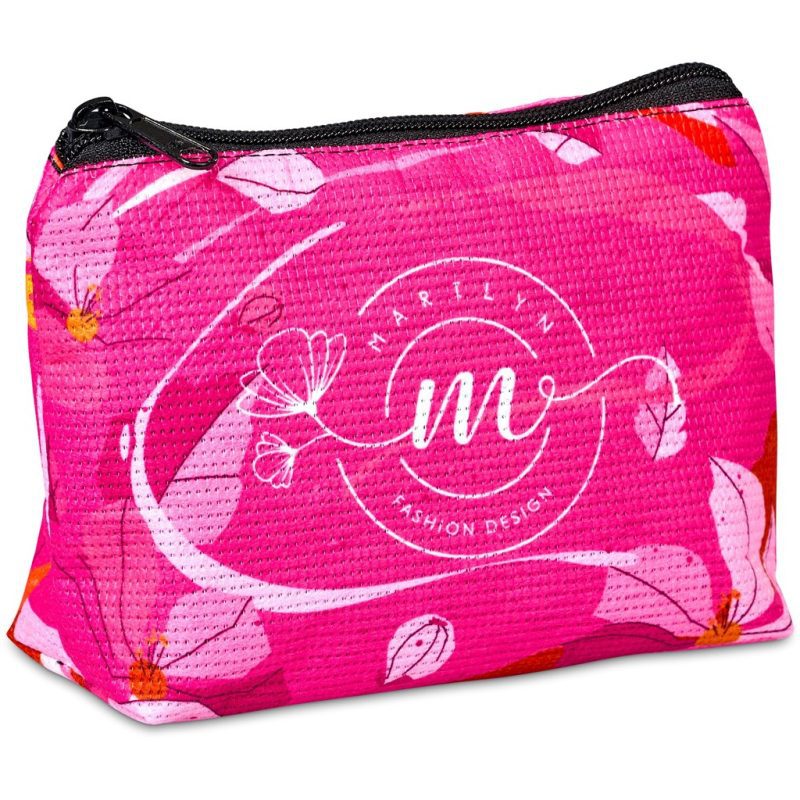 Hoppla Leanne Recycled PET Stitch-Bond Mini Toiletry Bag - Image 8