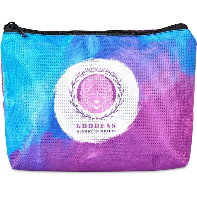Hoppla Leanne Recycled PET Stitch-Bond Maxi Toiletry Bag - Image 7