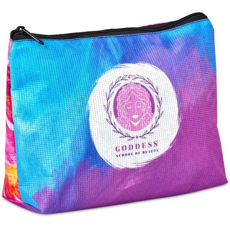 Hoppla Leanne Recycled PET Stitch-Bond Maxi Toiletry Bag - Image 8