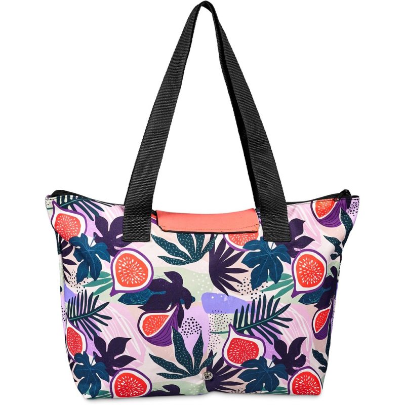 Hoppla Rosebank Polyester Roll-Up Tote Bag - Image 3