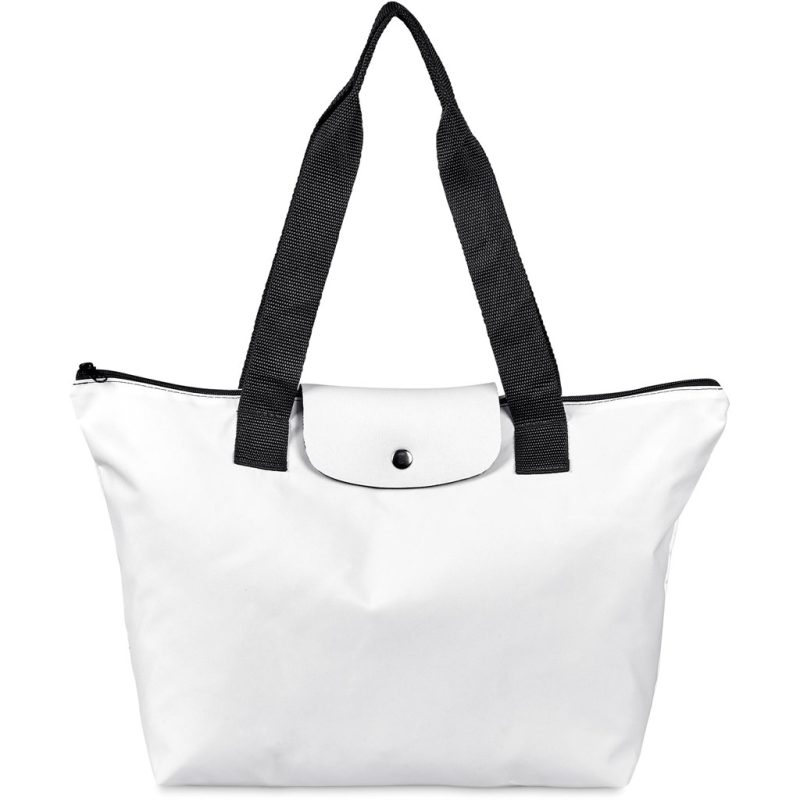 Hoppla Rosebank Polyester Roll-Up Tote Bag - Image 4