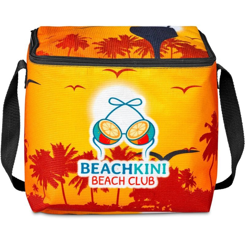 Hoppla Quebec Recycled PET Stitch-Bond 12-Can Cooler - Image 2