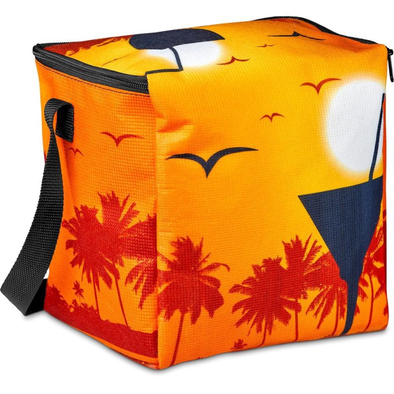 Hoppla Quebec Recycled PET Stitch-Bond 12-Can Cooler - Image 3