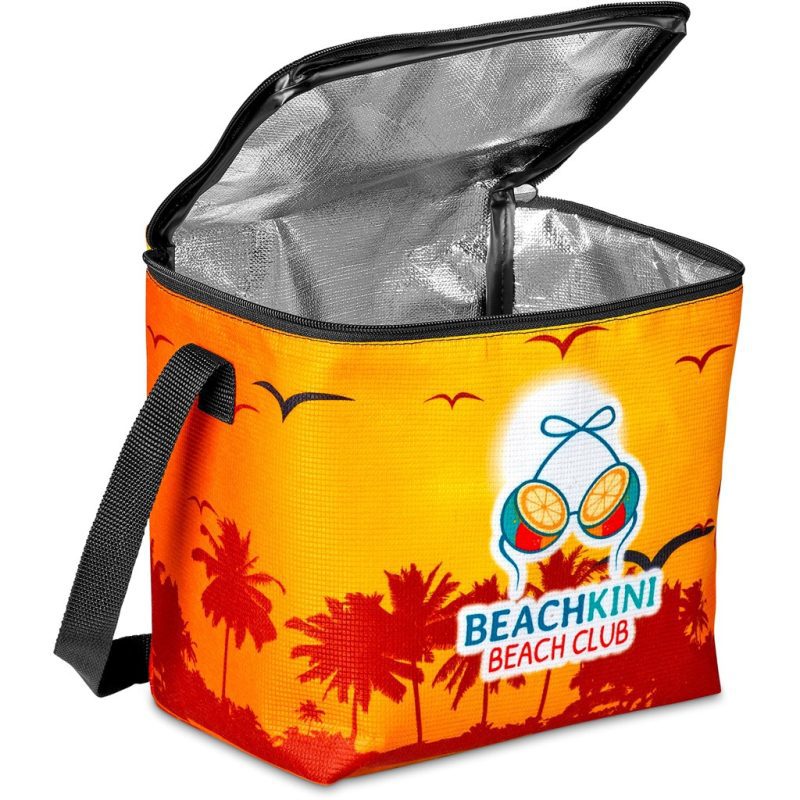 Hoppla Quebec Recycled PET Stitch-Bond 12-Can Cooler - Image 6