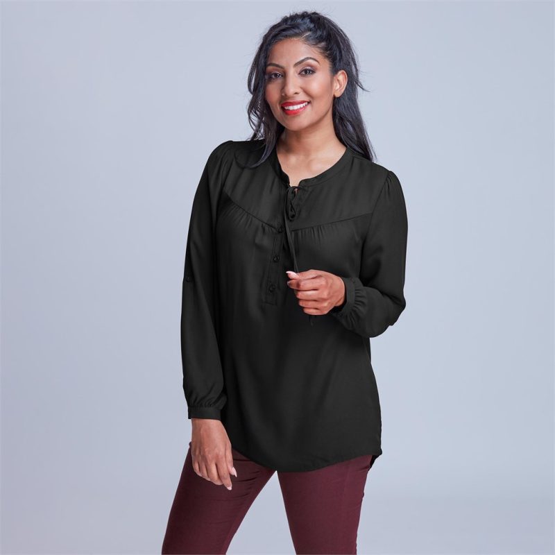 Ladies Long Sleeve Candice Blouse - Image 5