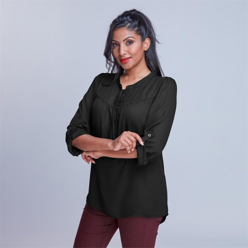 Ladies Long Sleeve Candice Blouse - Image 2