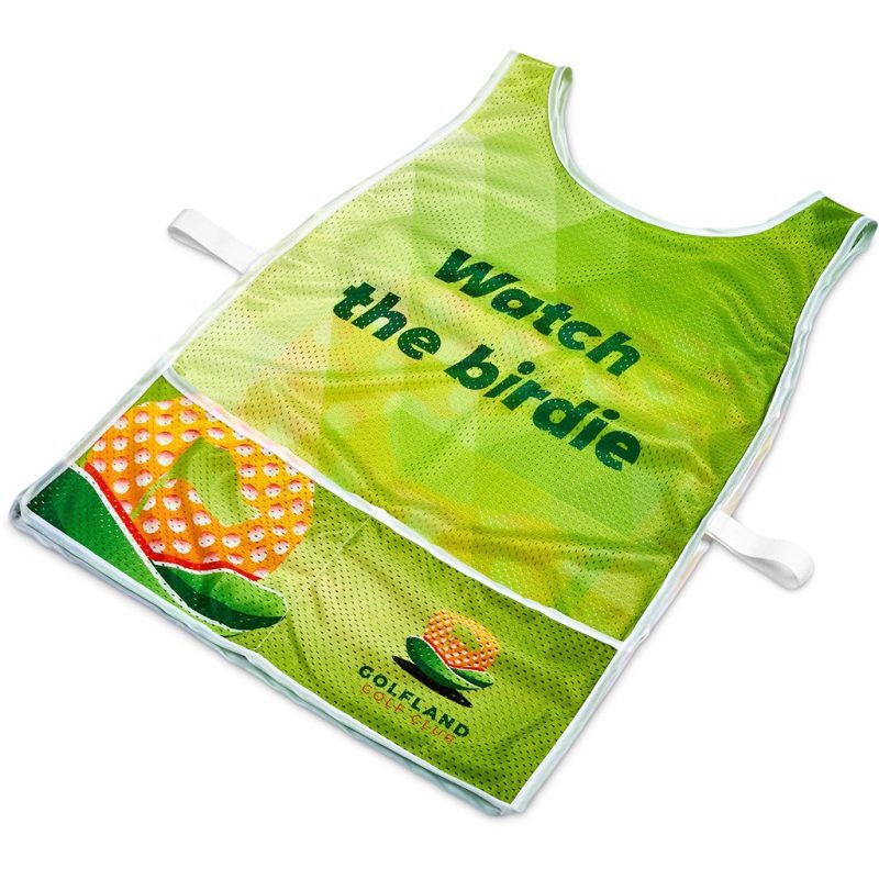 Hoppla Jackal Polyester Caddy Bib with PVC Name Sleeve - Image 2