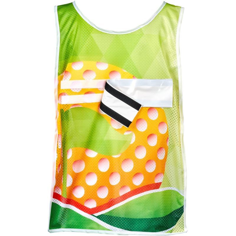 Hoppla Jackal Polyester Caddy Bib with PVC Name Sleeve - Image 7