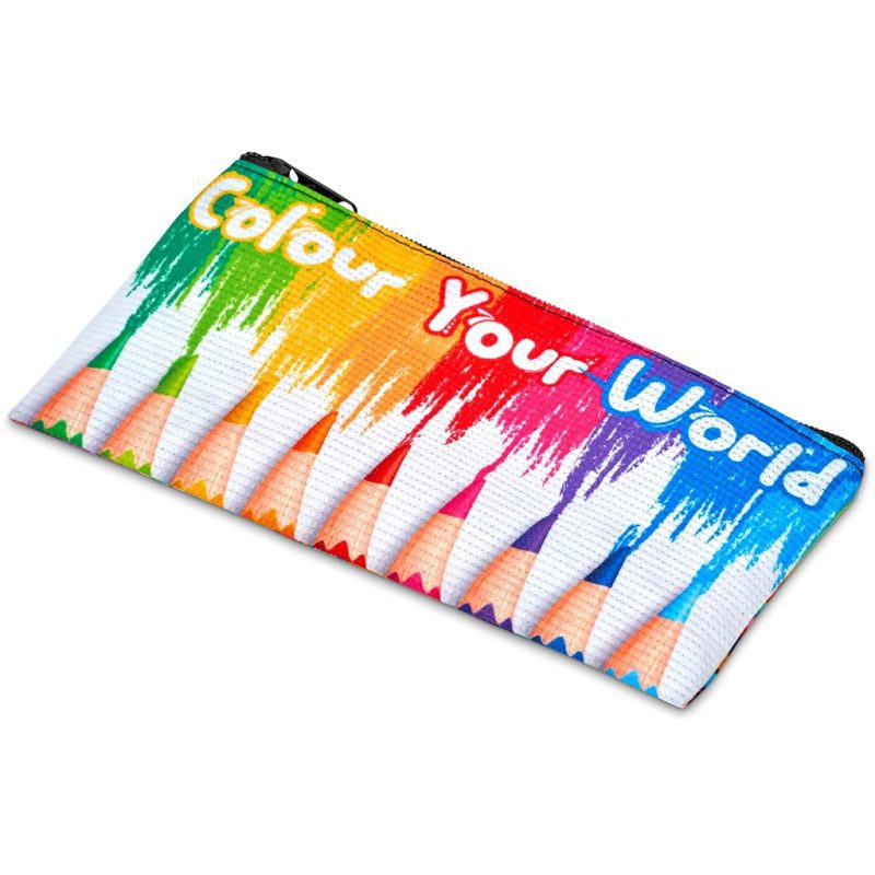 Hoppla Junior Recycled PET Stitch-Bond Pencil Case - Image 2