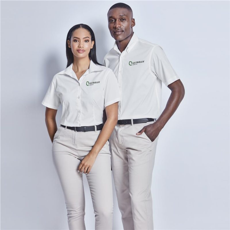 Mens Short Sleeve Sheffield Stretch Shirt - Image 3