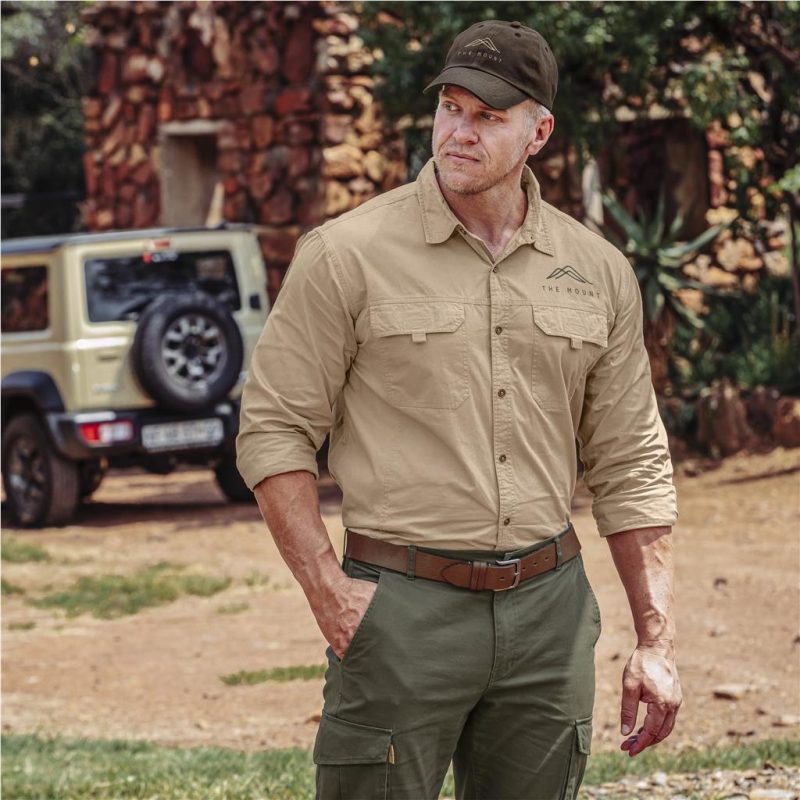 Mens Long Sleeve Mawenzi Twill Shirt - Image 8