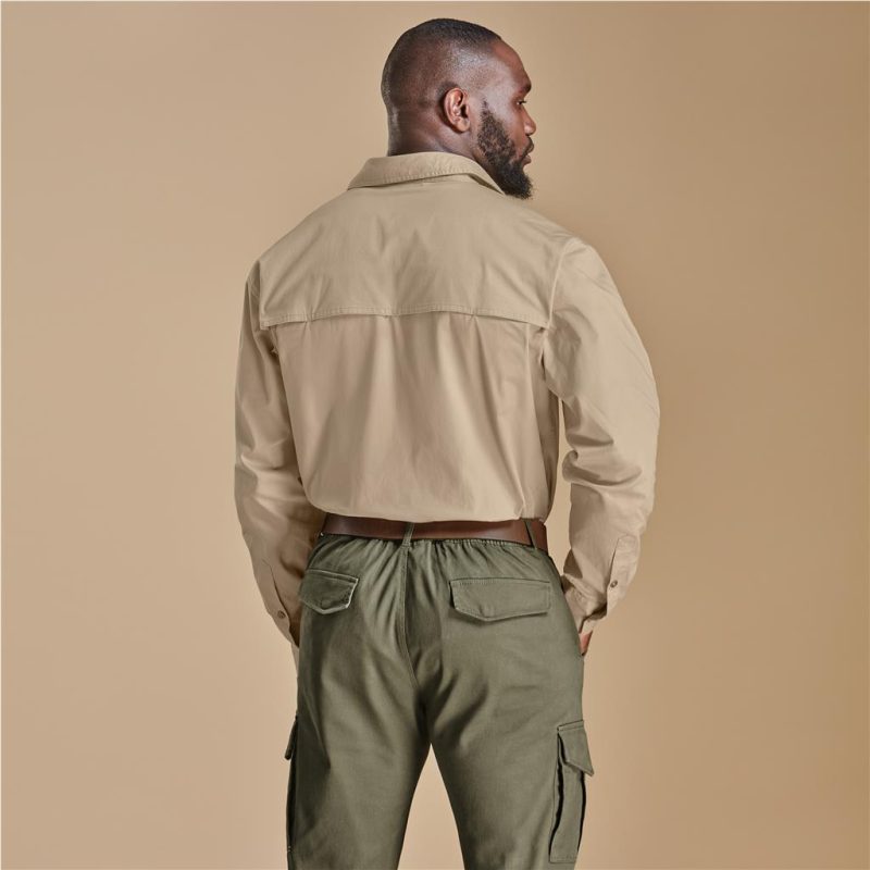 Mens Long Sleeve Mawenzi Twill Shirt - Image 10