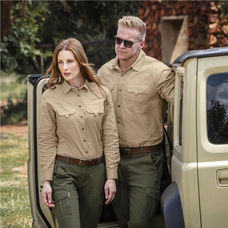 Ladies Long Sleeve Mawenzi Twill Shirt - Image 6