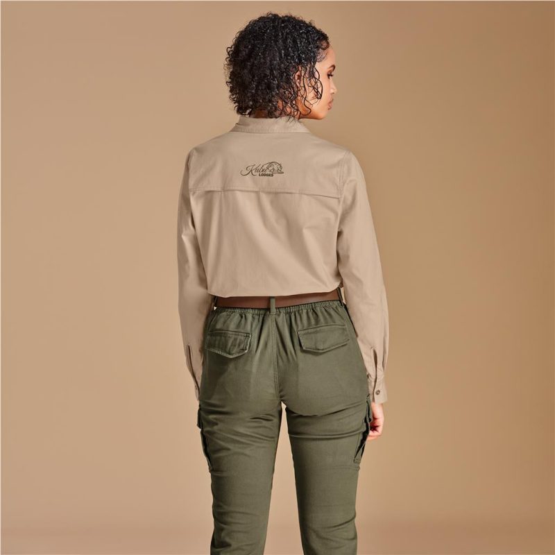 Ladies Long Sleeve Mawenzi Twill Shirt - Image 5