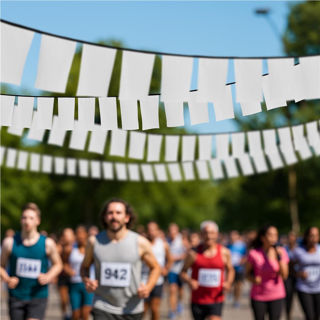 Sublimated Single-Sided Polyester Rectangle Bunting - 10m - Image 7