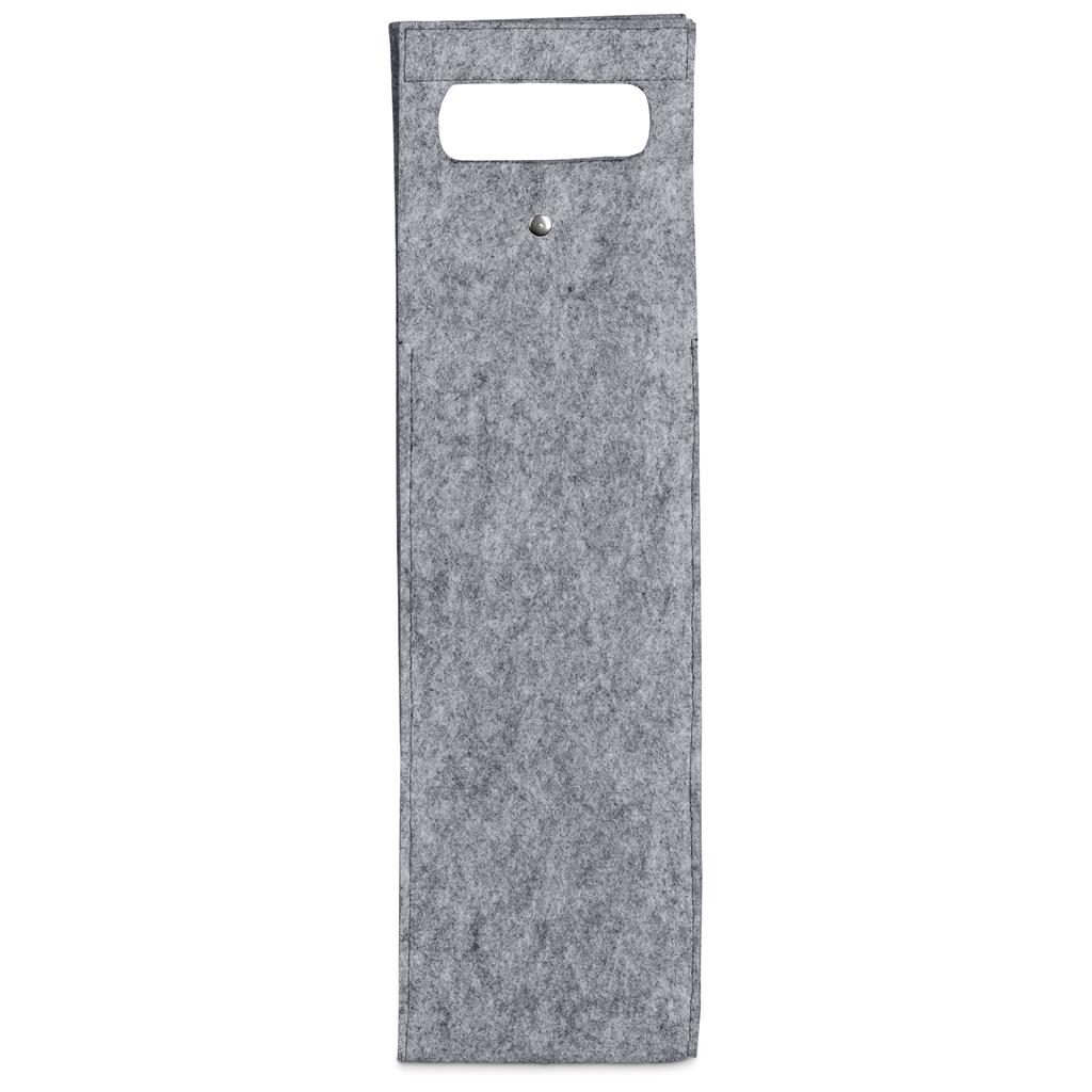 Hoppla Velto RPET Felt Single Wine Bottle Carrier - Image 8